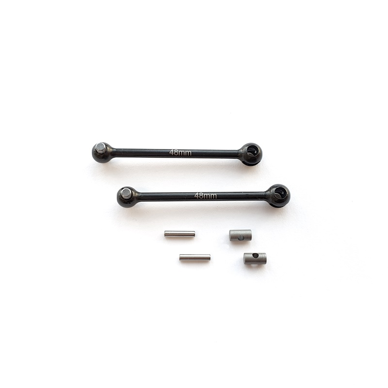 Capricorn - KIT FRONT CVD SHAFT - STEEL 48MM - MORE STEERING