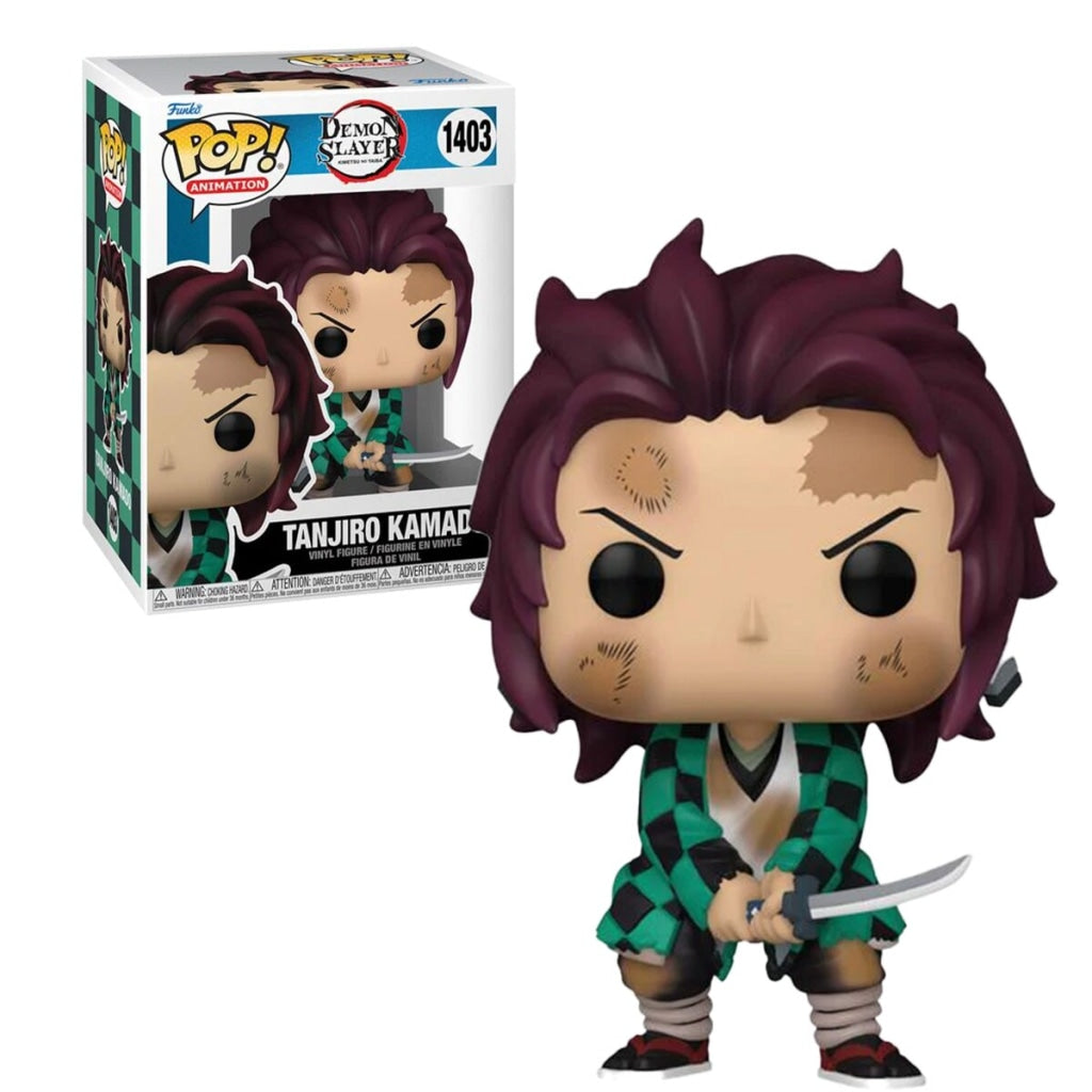 Funko Pop Animation: Demon Slayer - Tanjiro Entrenando #1403 En Existencia