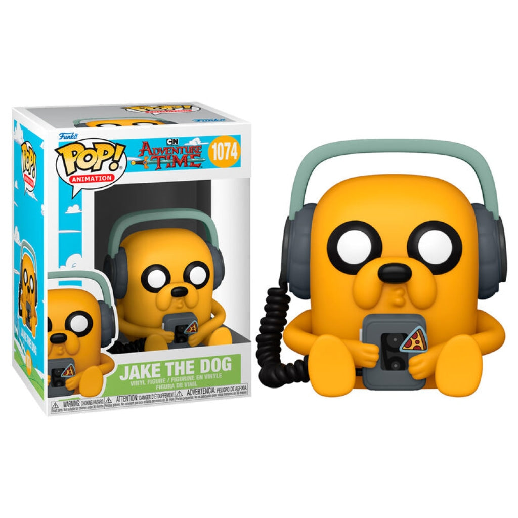 Funko Pop Animation: Hora De Aventura - Jake Con Audifonos #1074 En Existencia