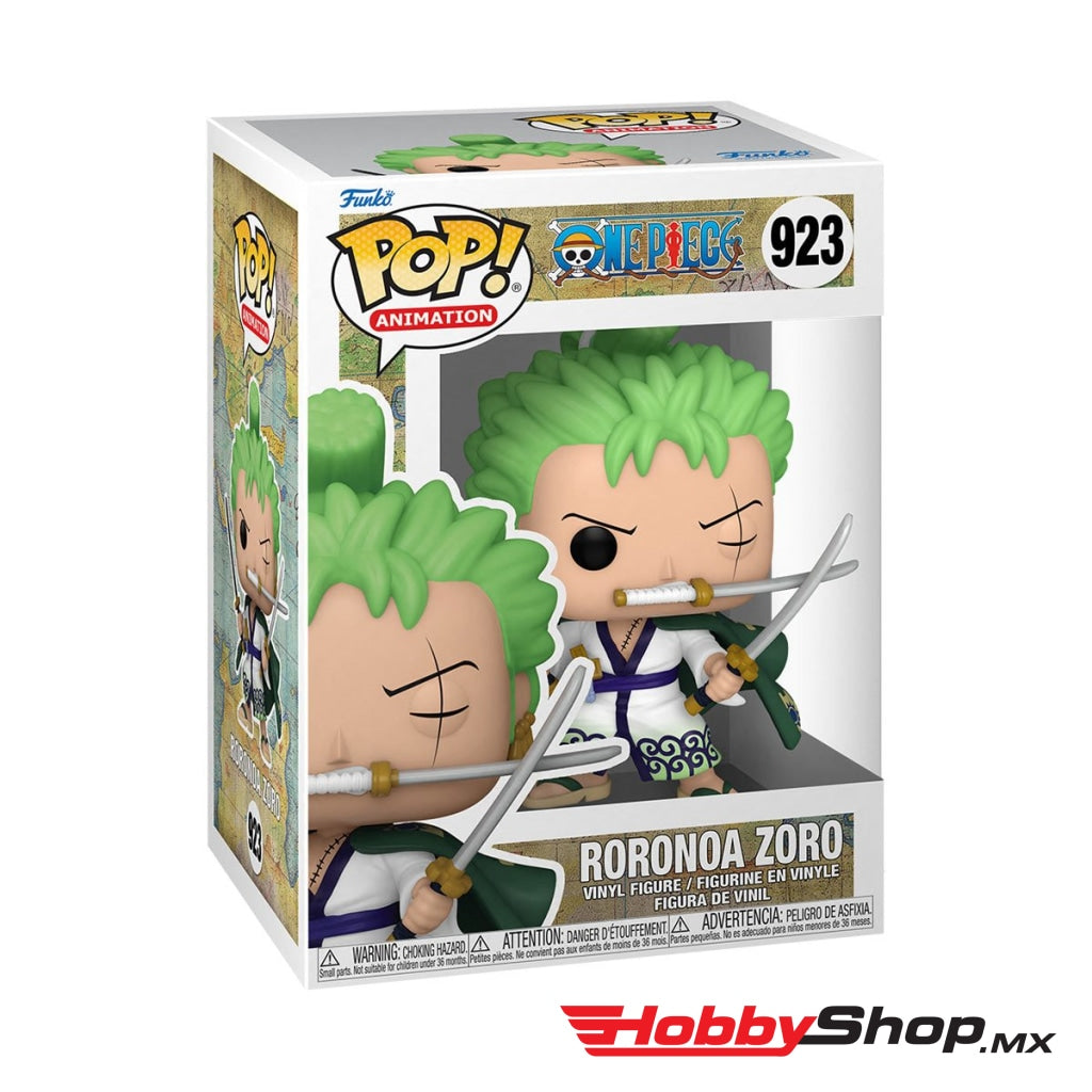 Funko Pop Animation: One Piece - Roronoa Zoro Wano #923 En Existencia