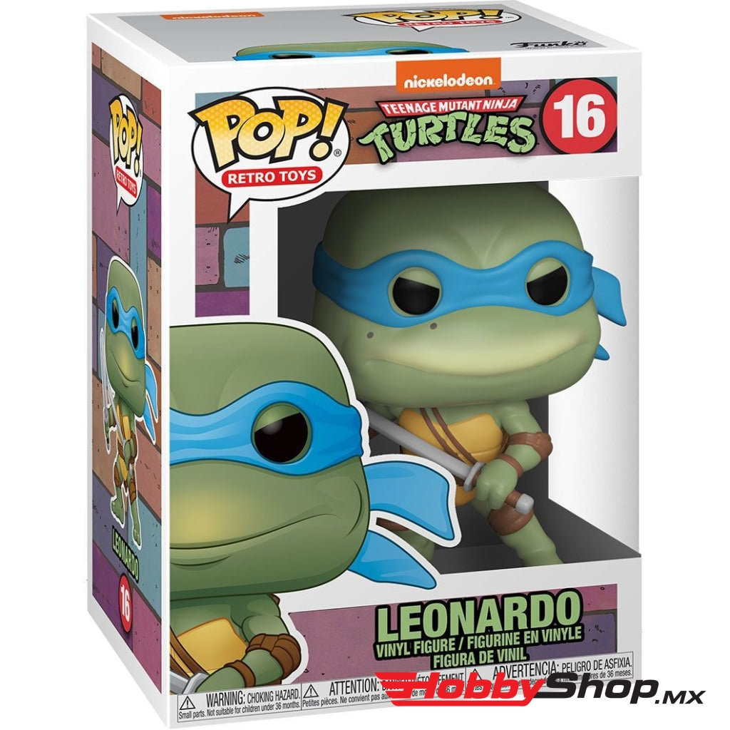 Funko Pop Animation: Tmnt Tortugas Ninja - Leonardo #16 En Existencia