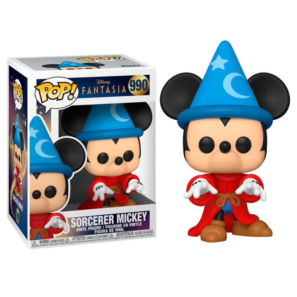 Funko Pop Disney: Fantasía 80Th - Sorcerer Mickey #990 En Existencia