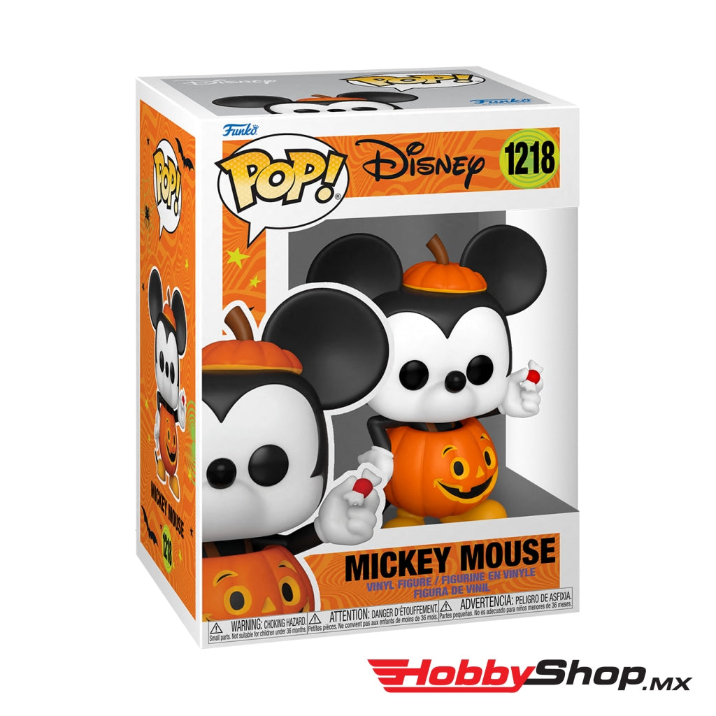 Funko Pop Disney: Disney Halloween - Mickey Dulce O Truco #1218 En Existencia