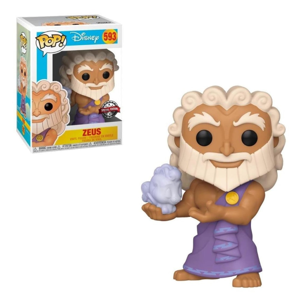 Funko Pop Disney: Hercules - Zeus Holding Cloud Pegasus #593 En Existencia