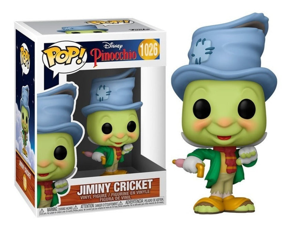 Funko Pop Disney: Pinocchio - Jiminy Cricket #1026 En Existencia