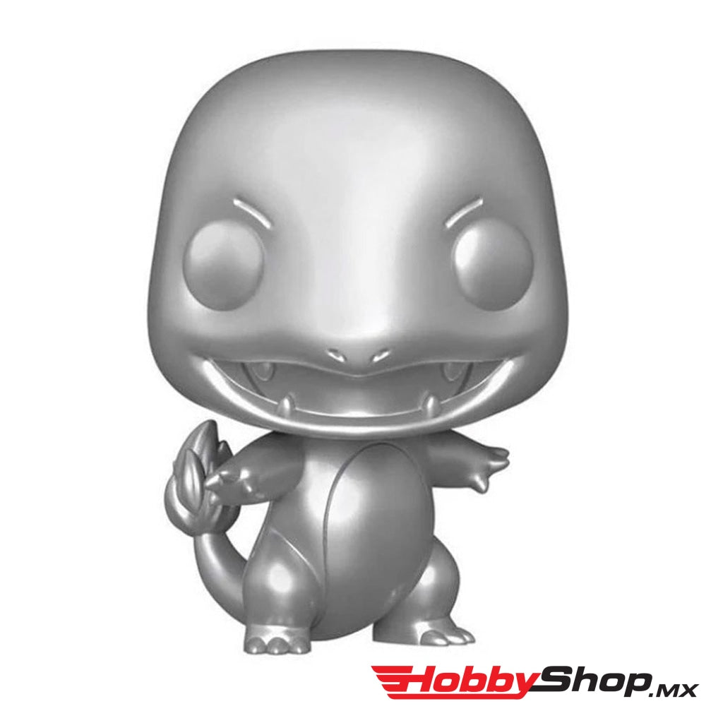 Funko Pop Games: Pokemon S7- Charmander Silver Metallic #455 En Existencia