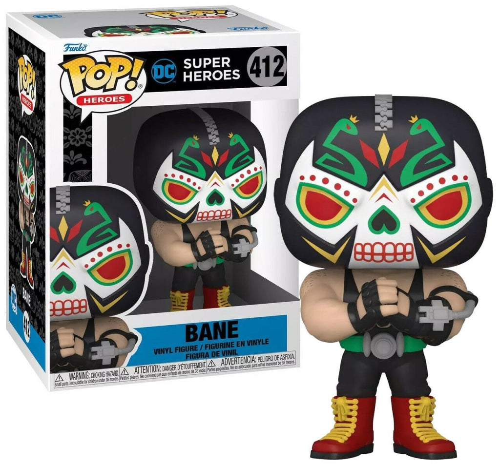 Funko Pop Heroes: Dc Comics - Bane Dia De Muertos #412 En Existencia