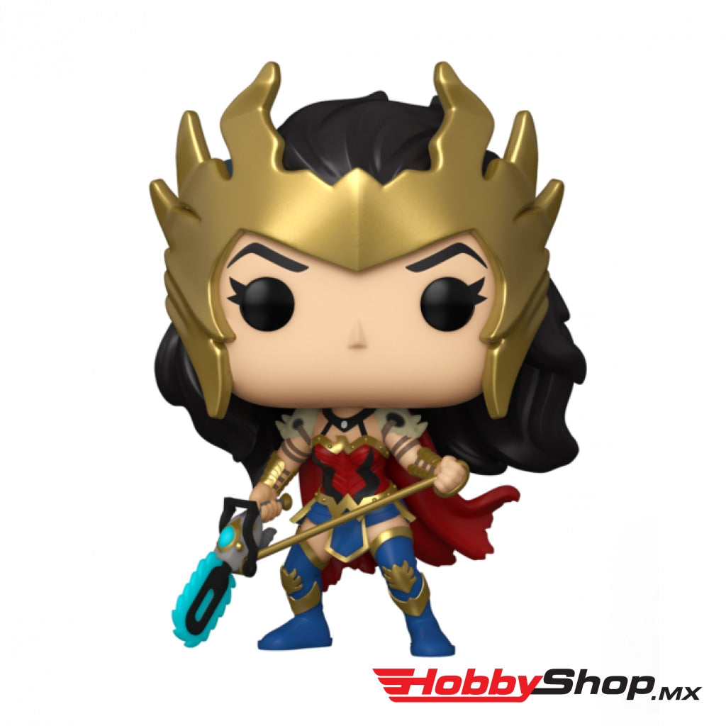 Funko Pop Heroes: Ww 80Th - Death Metal Wonder Woman (Brilla En La Oscuridad) #385 En Existencia