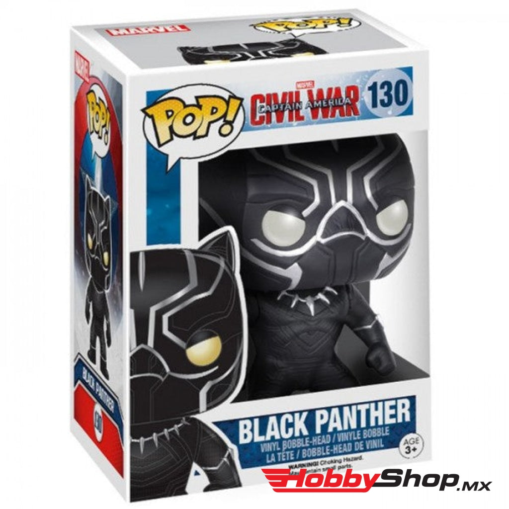 Funko Pop Marvel: Civil War - Black Panther #130 En Existencia