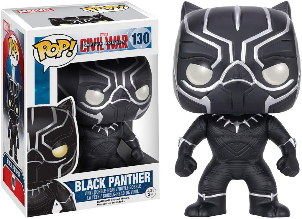 Funko Pop Marvel: Civil War - Black Panther #130 En Existencia
