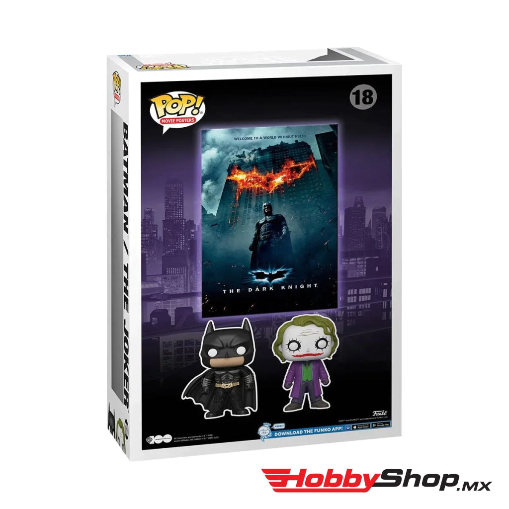 Funko Pop Movie Posters: Dc The Dark Knight - Batman / Joker #18 En Existencia