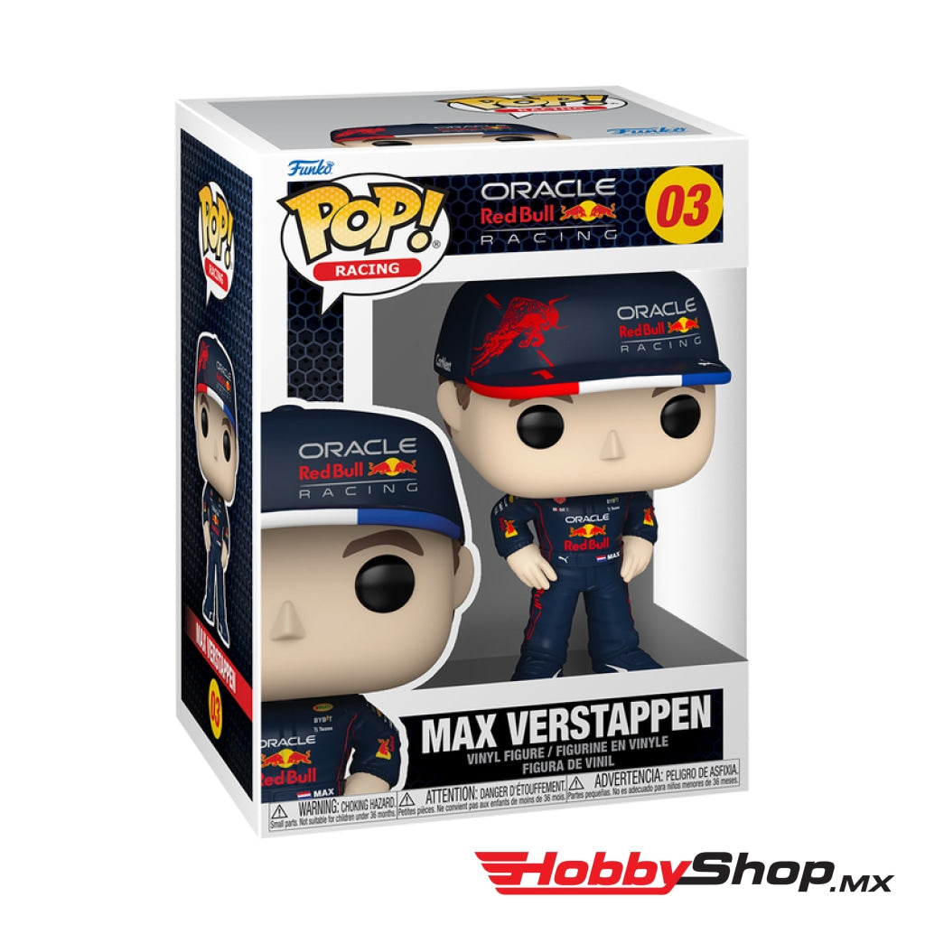 Funko Pop Racing: Formula 1 Red Bull - Max Verstappen #03 En Existencia