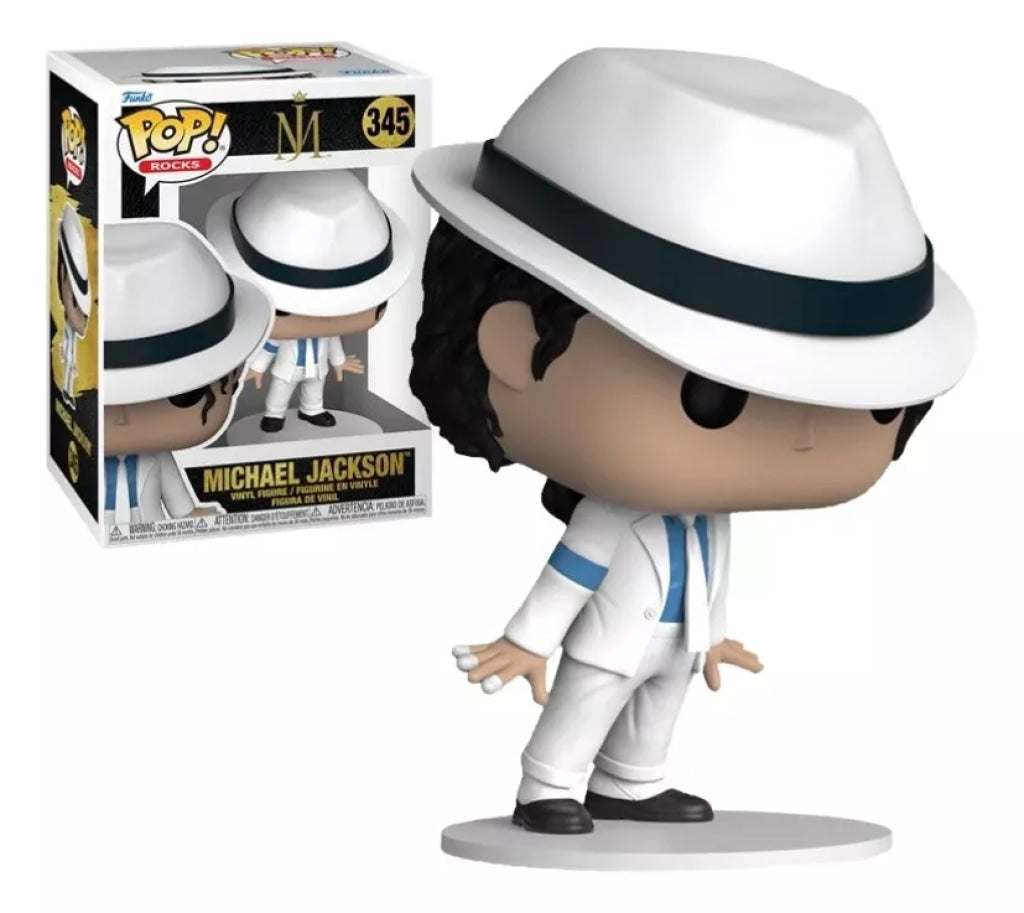 Funko Pop Rocks: Smooth Criminal - Michael Jackson Lean Traje Blanco #345 En Existencia