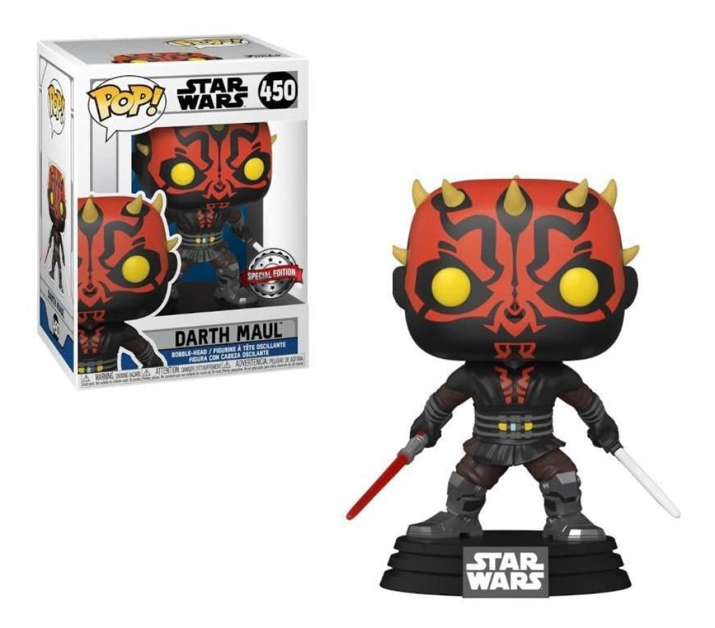 Funko Pop Star Wars: Clone Wars - Darth Maul W/saber #450 En Existencia