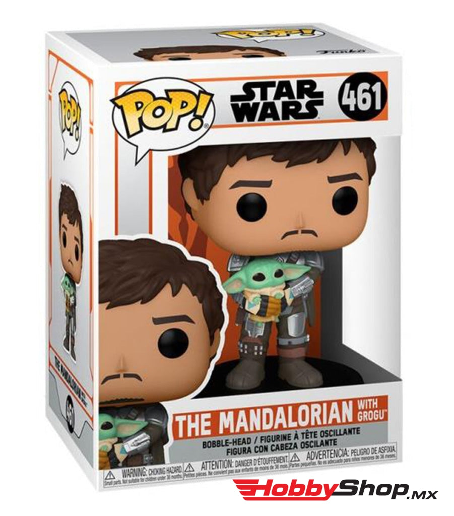 Funko Pop Star Wars: The Mandalorian - Mando Con Baby Yoda #461 En Existencia