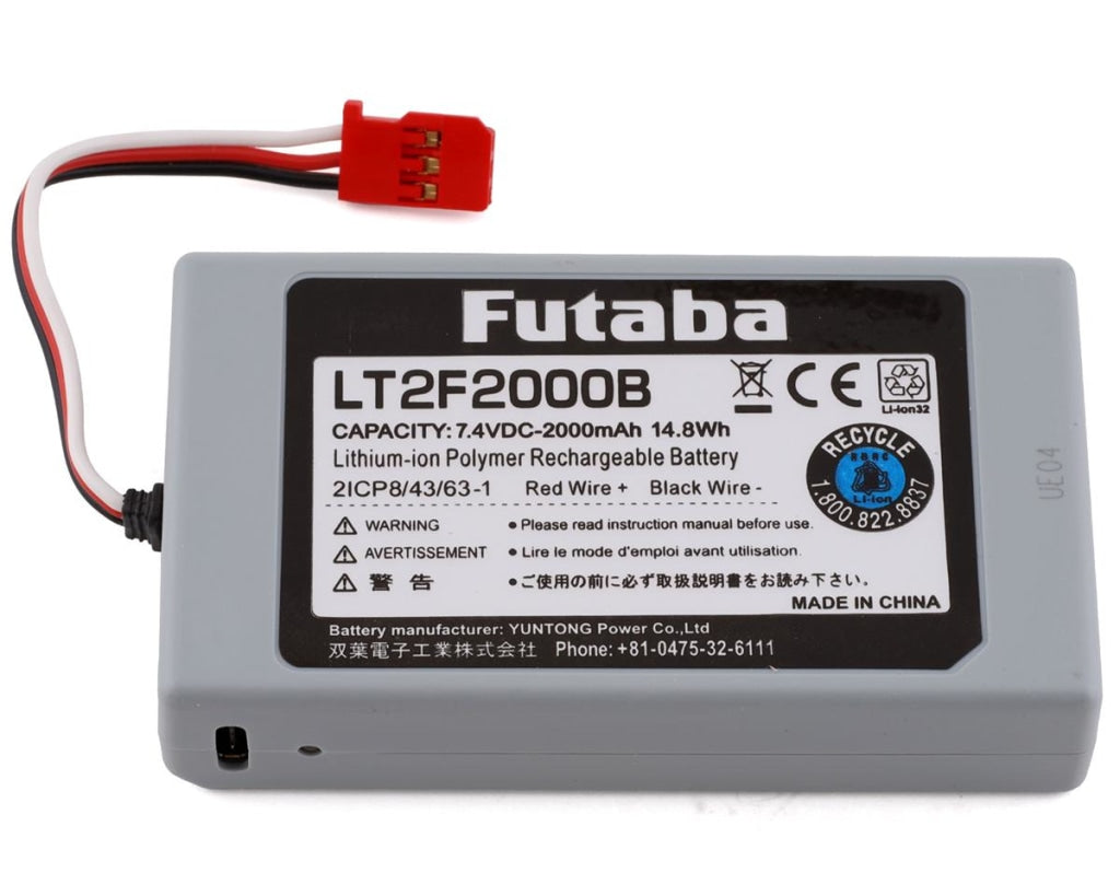 Futaba - 16Iz 2S Lipo Transmitter Battery (7.4V/2000Mah) En Existencia