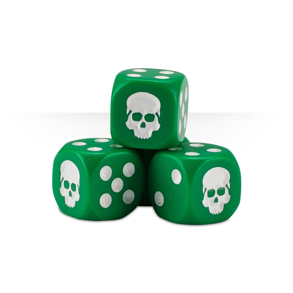 Games Workshop - Citadel 12Mm Dice Set 20 Green En Existencia