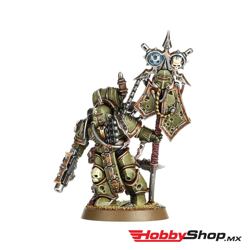 Games Workshop - Death Guard: Plague Marines Icon Bearer En Existencia