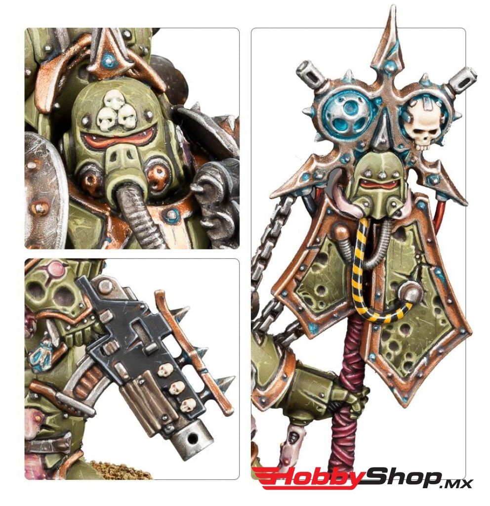 Games Workshop - Death Guard: Plague Marines Icon Bearer En Existencia