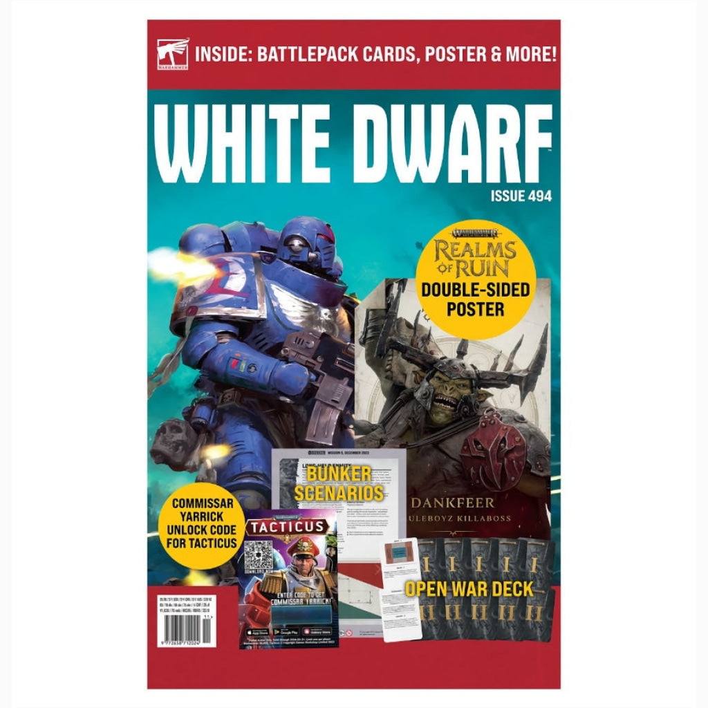 Games Workshop - Revista White Dwarf 494 Nov 2023 (Inglés) En Existencia