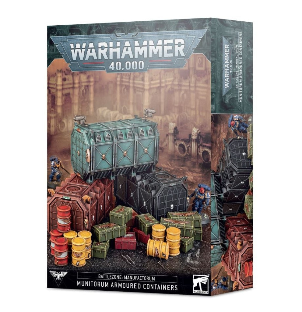 Games Workshop - Warhammer 40 000: Battlezone Manufactorum Munitorum Armoured Containers En