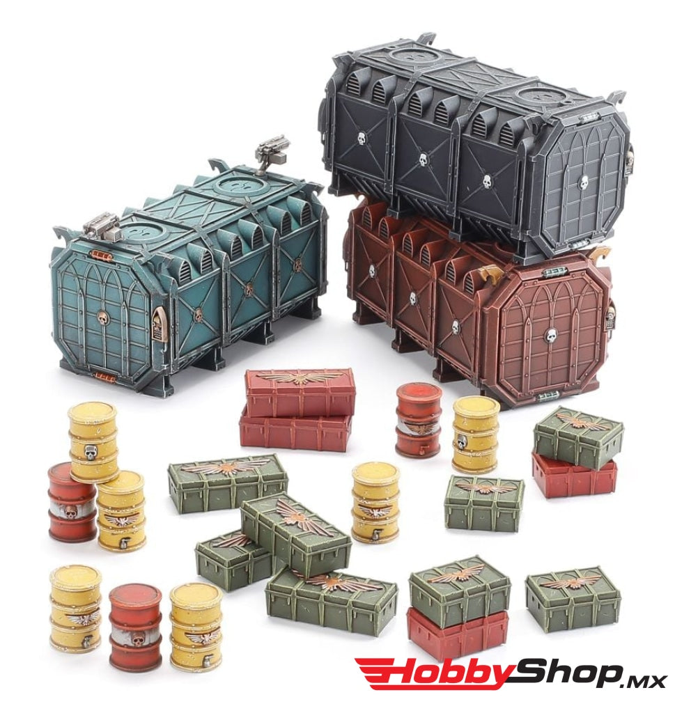 Games Workshop - Warhammer 40 000: Battlezone Manufactorum Munitorum Armoured Containers En