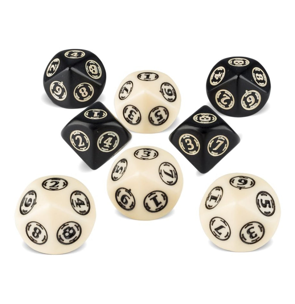 Games Workshop - Warhammer 40 000: Wound Trackers Dice Set Bone / Black En Existencia