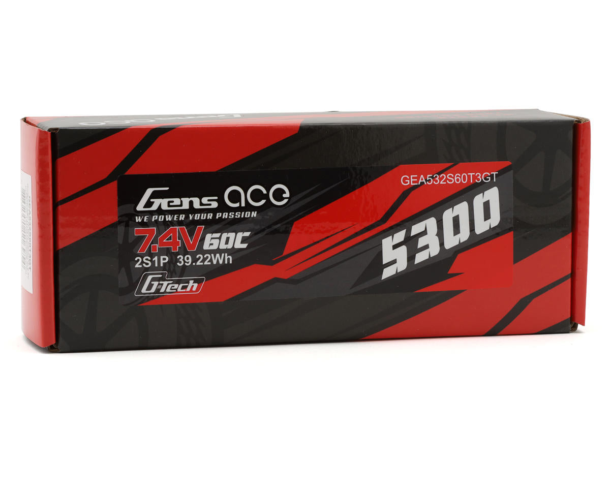 Gens Ace - G-Tech Smart 2S LiPo Battery 60C (7.4V/5300mAh) w/Universal Connector