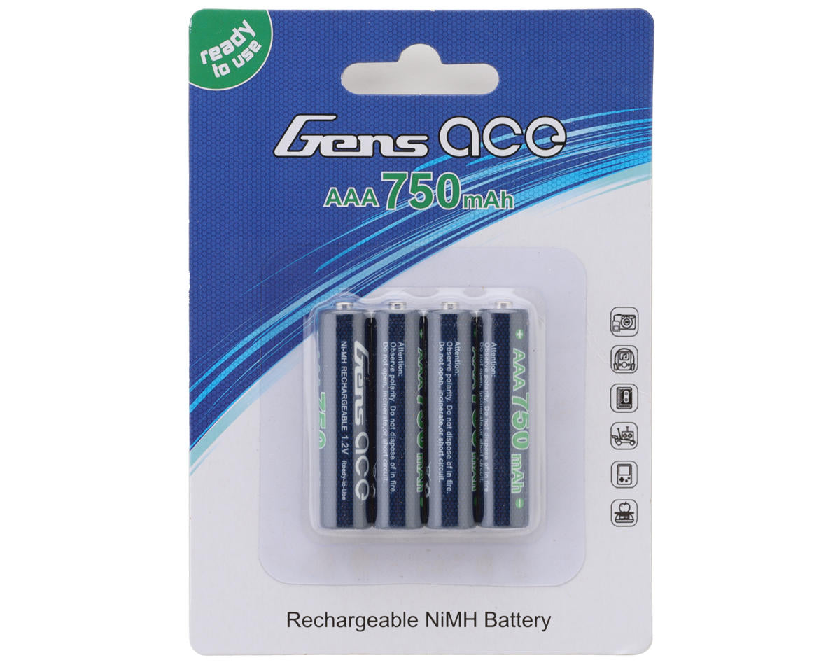 Gens Ace - AAA 750mAh 1.2V Ni-MH Battery