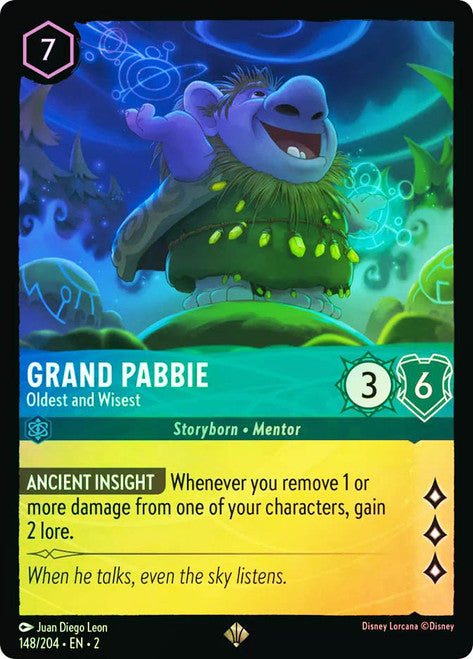 Carta Sisu - Empowered Sibling,Set Ursula´s Return, Número de Tarjeta 125 , Color Ruby, Rarity Legendary