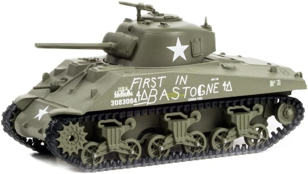 Greenlight - Battalion 64 Series 1 1941 M4 Sherman Tank Escala 1:64 En Existencia