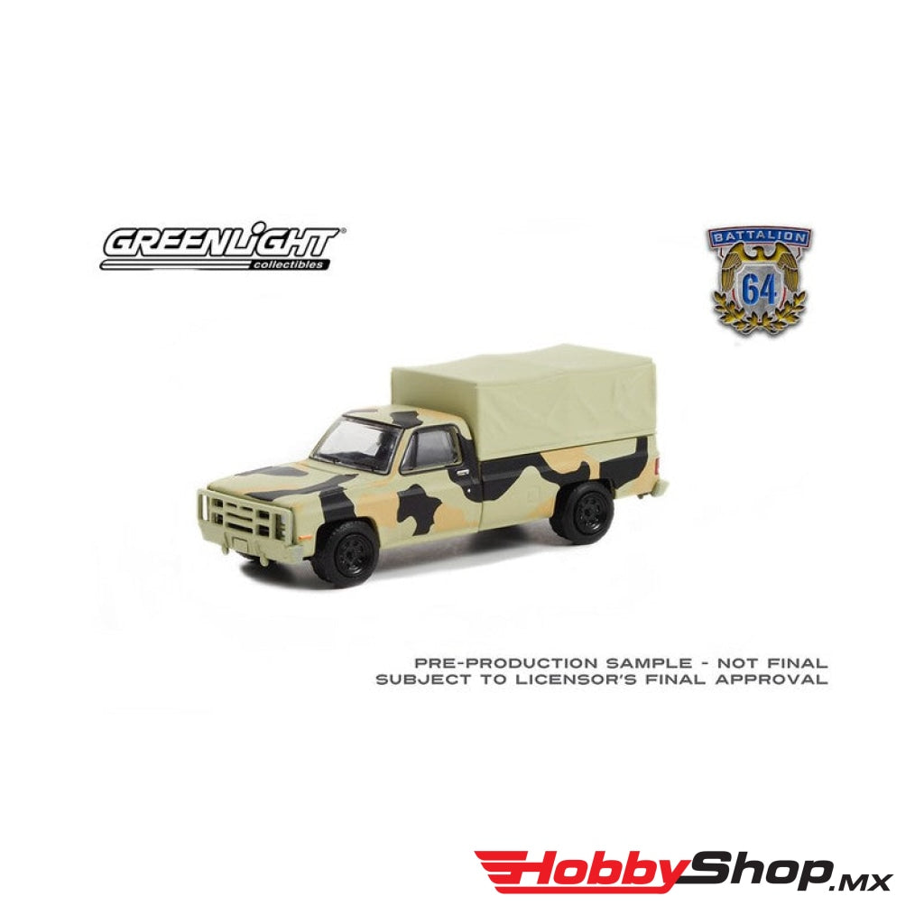 Greenlight - Battalion 64 Series 1 1984 Chevrolet M1008 Cucv Escala 1:64 En Existencia