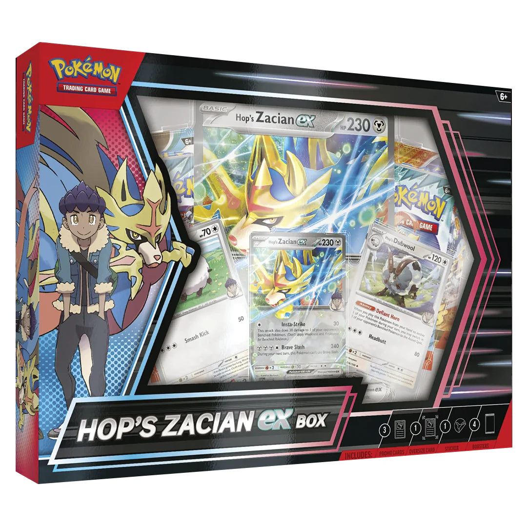 Pokemon TCG: Hop´s Zacian EX  - Box - Ingles