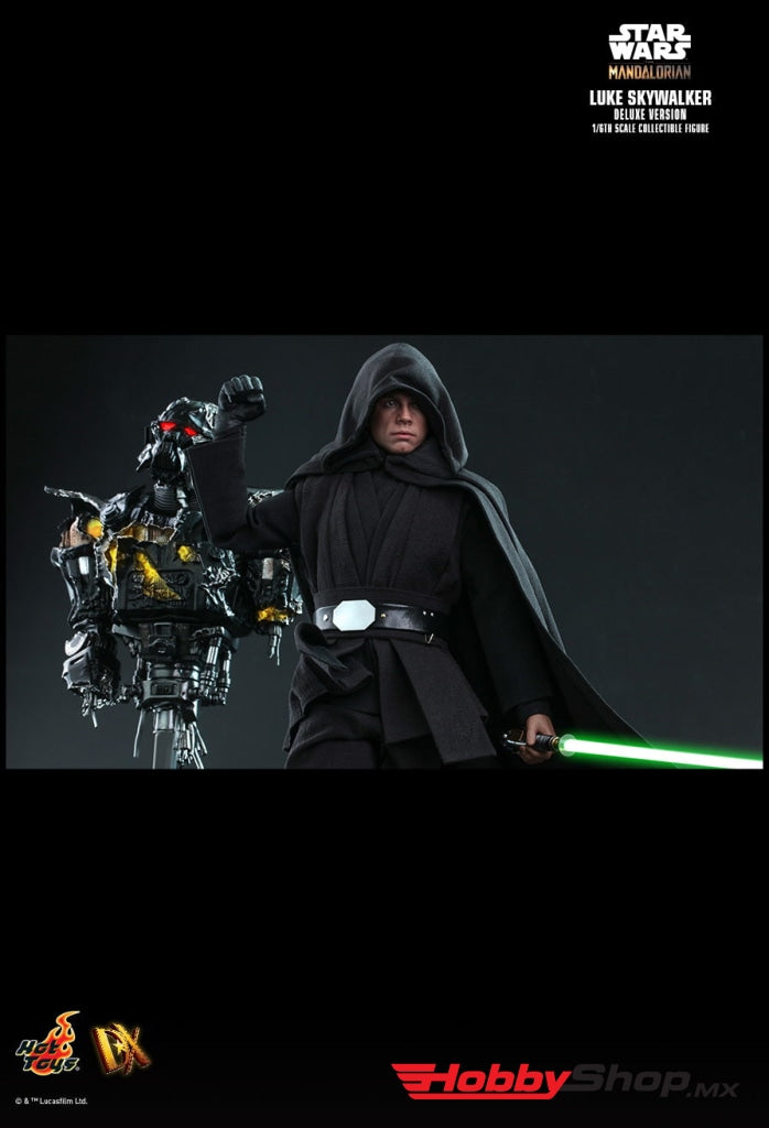 Hot Toys Dx Series - The Mandalorian Luke Skywalker Edición Deluxe Escala 1/6 En Existencia