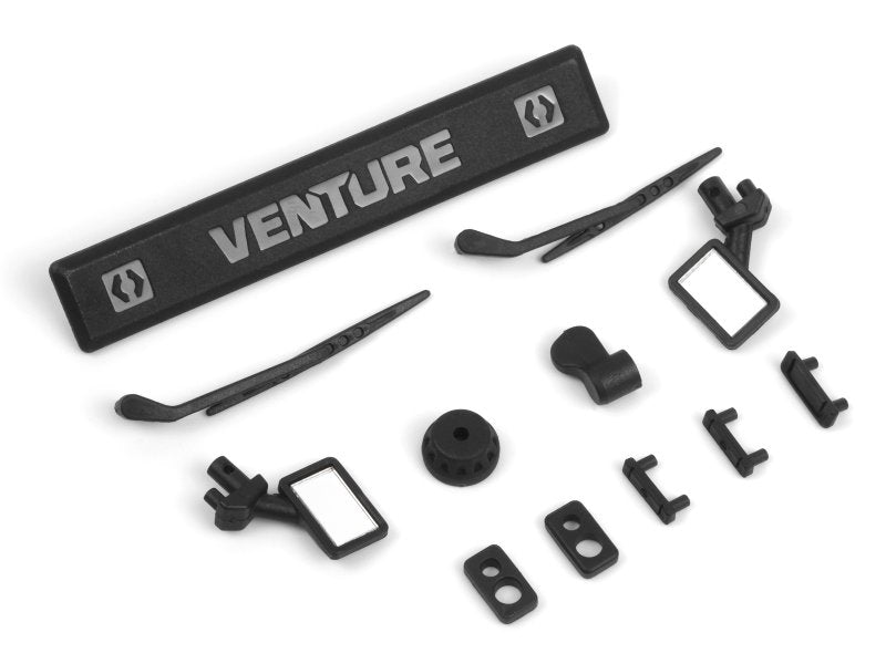 HPI Racing - Body Accessory Set Type 1 (Black) for Venture18