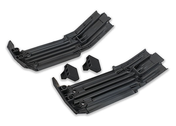 Traxxas - X-Maxx Front & Rear Skidplate w/Rubber Impact Cushion