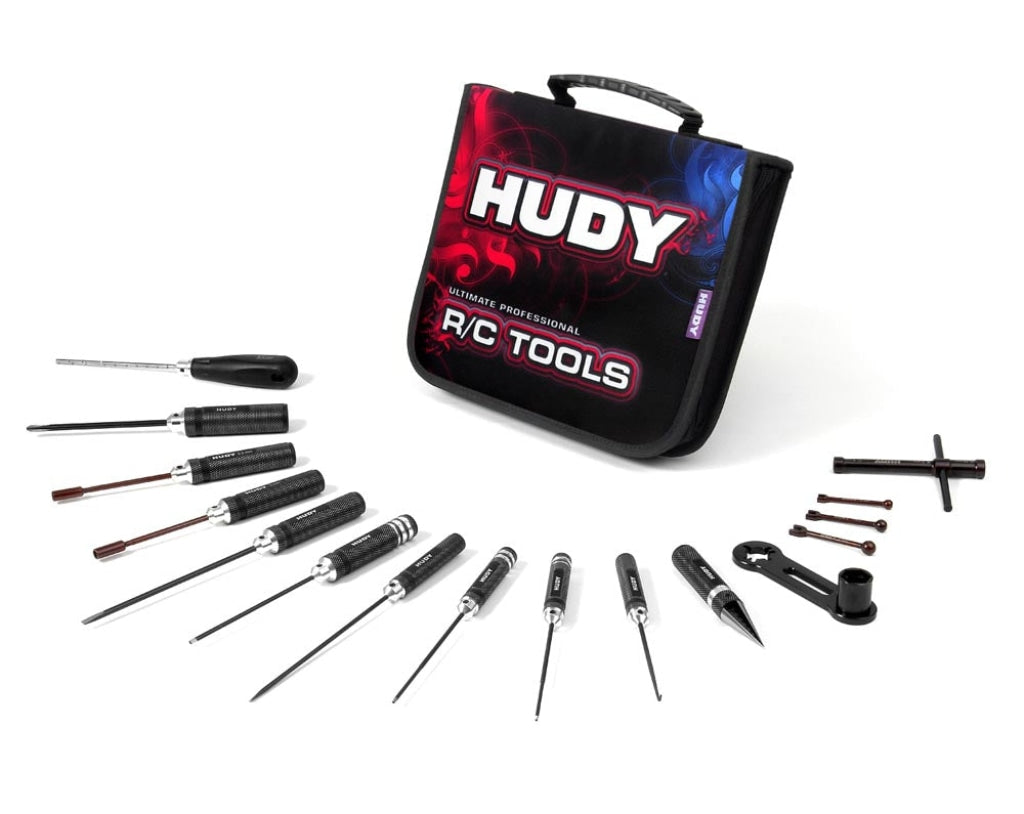 Hudy - Set De Herramientas + Maletin For 1/8 Off-Road Cars En Existencia