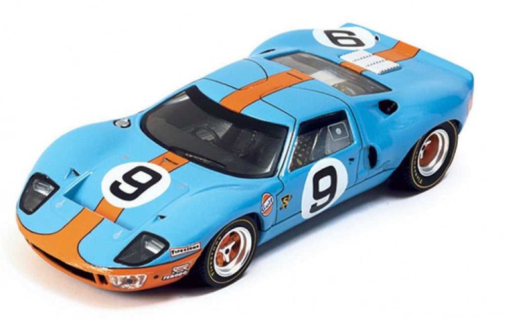 Ixo Models - Ford Gt40 Gulf #9 Ganador 24H Lemans 1968 Rodriguez / Bianchi Escala 1:43 En Existencia