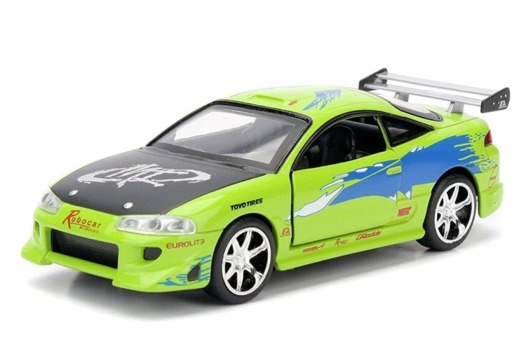 Jada Toys - Fast & Furious Brians Mitsubishi Eclipse Escala 1:24 En Existencia