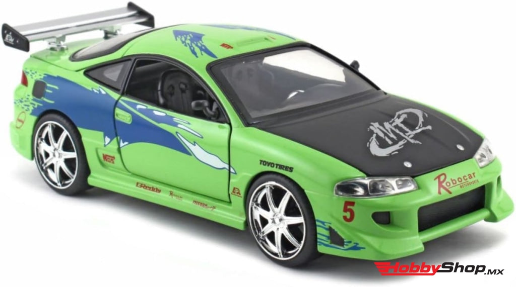 Jada Toys - Fast & Furious Brians Mitsubishi Eclipse Escala 1:24 En Existencia