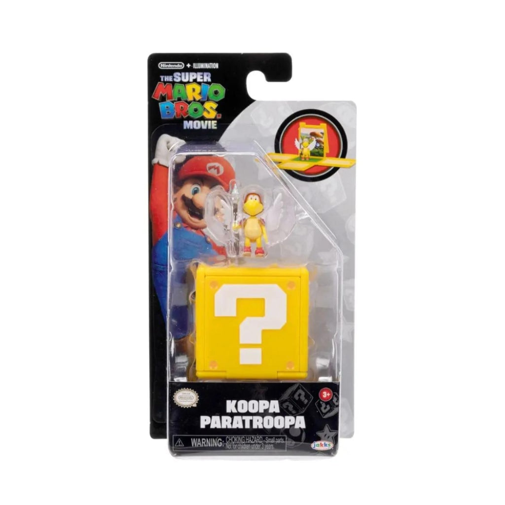 Jakks Pacific - Super Mario Bros Movie: Mini Figura Koopa Paratroopa En Existencia