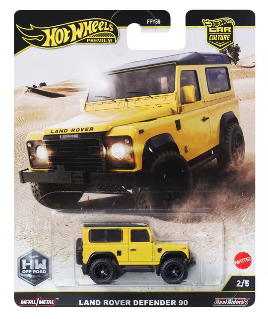 Mattel - Hot Wheels Collector Vehículo de Colección Land Rover Defender 90 1/64