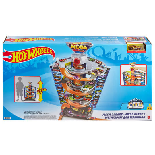 Mattel - Hot Wheels City Pista de Juguete Mega Garage