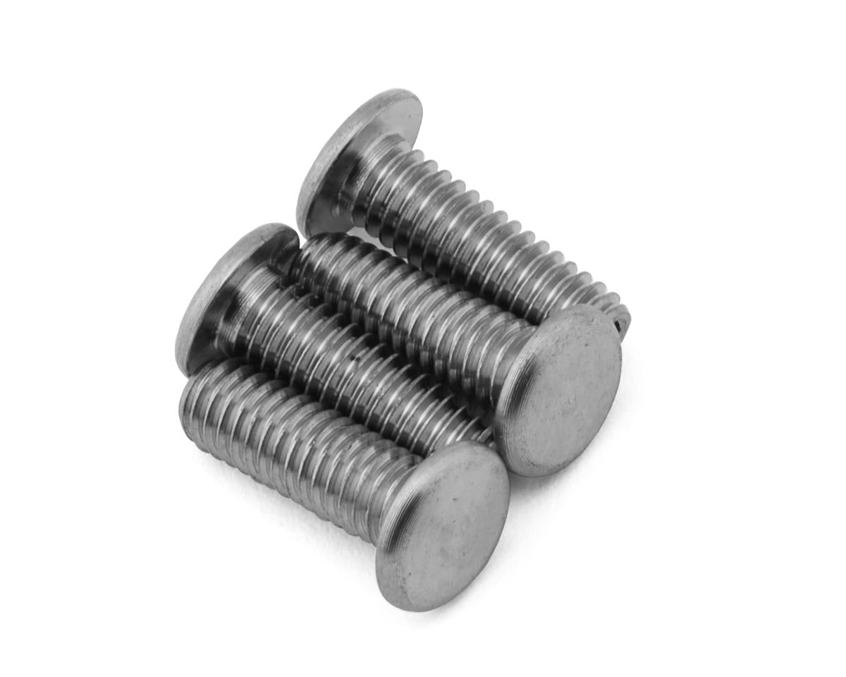J&T Bearing - Co. 4x12mm Premium Flat Titanium Droop Screw Set