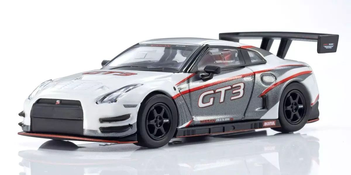 Kyosho - [MOTN] NISMO R35 GT-R GT3 with LED (White), escala 1:64