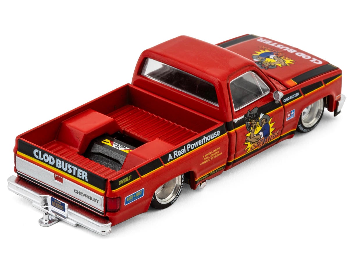 Tamiya - Kaido GT Chevrolet Silverado Tamiya X Kaido House "Clod Buster" Diecast Model (Limited Edition), escala 1:64