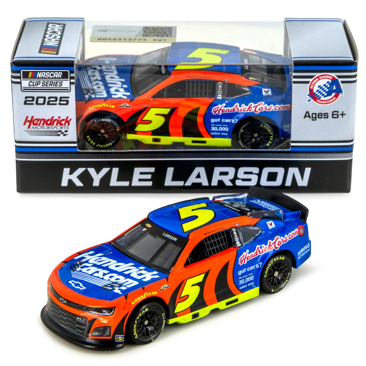 Lionel Racing - Kyle Larson #5 HendrickCars.com Throwback 2025 Chevrolet, escala 1:64