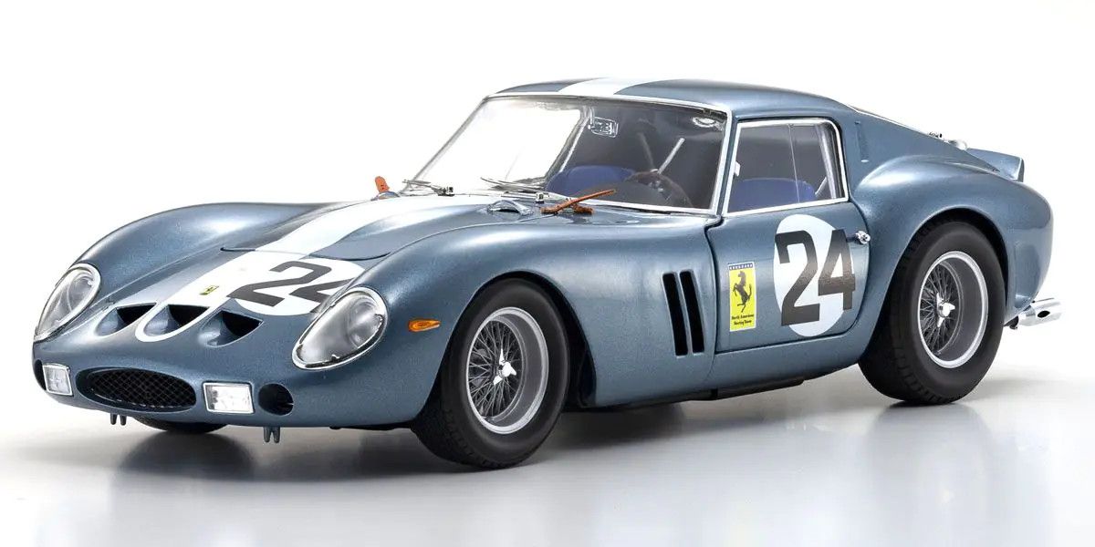 Kyosho - Original 1/18scale FERRARI 250GTO 1962 SEBRING #24(BLUE), escala 1:18
