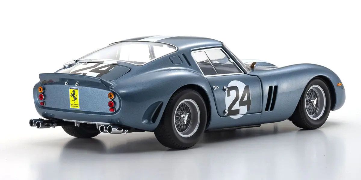 Kyosho - Original 1/18scale FERRARI 250GTO 1962 SEBRING #24(BLUE), escala 1:18
