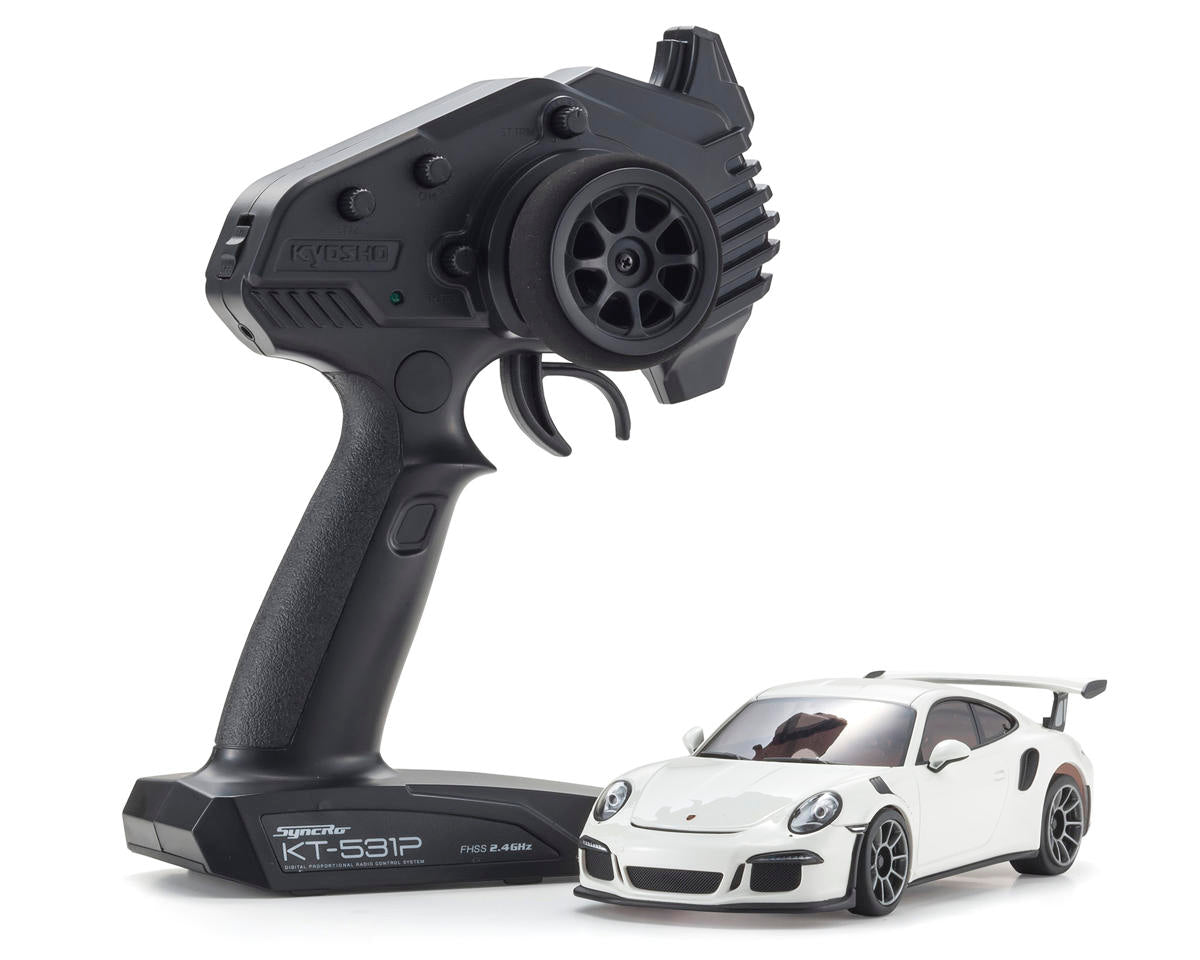 Kyosho - MINI-Z RWD MR-04 readyset Porsche 911 GT3 RS White